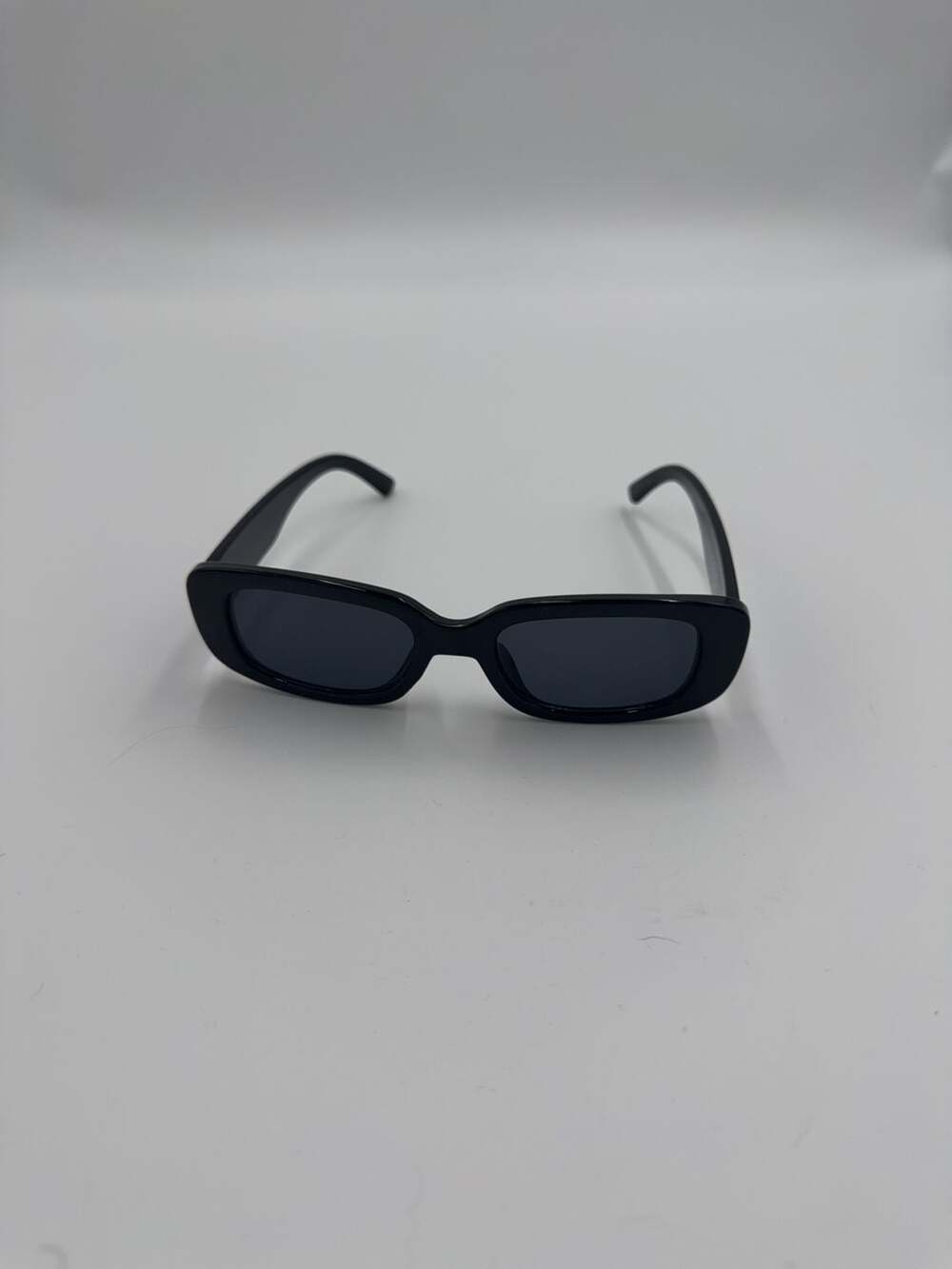 Y2K‎ Black Rectangular Frame Sunglasses